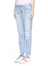Front View - Click To Enlarge - RAG & BONE - 'Boyfriend' washed ripped jeans