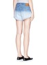Back View - Click To Enlarge - RAG & BONE - 'Marilyn' exposed pocket denim shorts