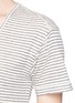 Detail View - Click To Enlarge -  - 'Anya' stripe cotton-linen T-shirt