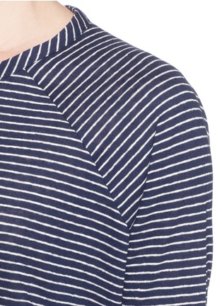 Detail View - Click To Enlarge - RAG & BONE - 'Camden' stripe cotton-linen T-shirt