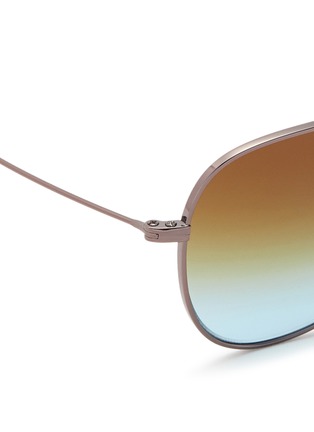 Detail View - Click To Enlarge - OLIVER PEOPLES - x Isabel Marant 'Matt' wire rim aviator sunglasses