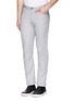 Front View - Click To Enlarge - THEORY - 'Haydin' cotton-linen pants