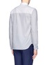 Back View - Click To Enlarge - THEORY - 'Costo' colourblock cotton poplin shirt