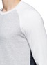Detail View - Click To Enlarge - THEORY - 'Halsten' colourblock sweatshirt