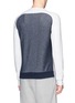 Back View - Click To Enlarge - THEORY - 'Halsten' colourblock sweatshirt