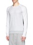Front View - Click To Enlarge - THEORY - 'Halsten' colourblock sweatshirt