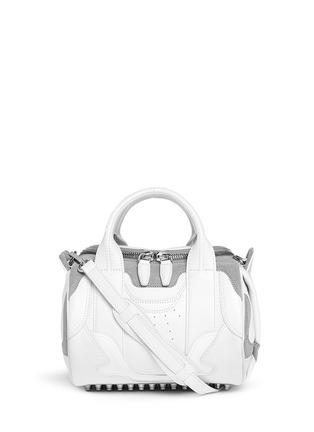Main View - Click To Enlarge - ALEXANDER WANG - 'Sneaker Rockie' suede leather duffle bag