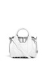 Main View - Click To Enlarge - ALEXANDER WANG - 'Sneaker Rockie' suede leather duffle bag