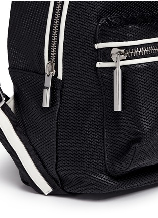 Detail View - Click To Enlarge - ELIZABETH AND JAMES - 'Cynnie' perforated leather backpack