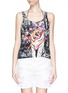 Main View - Click To Enlarge - WE ARE HANDSOME - 'The Instinct' tiger print tank top