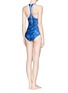 Figure View - Click To Enlarge - WE ARE HANDSOME - 'Ocean Warrior' racerback one piece swimsuit