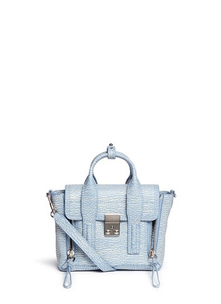 Main View - Click To Enlarge - 3.1 PHILLIP LIM - 'Pashli' mini grainy leather satchel