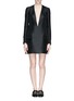 Main View - Click To Enlarge - ACNE STUDIOS - 'Ryde T' plunge neck organza dress