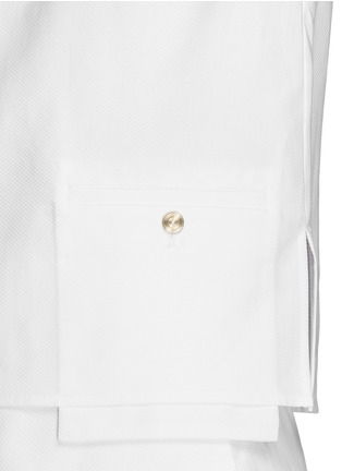 Detail View - Click To Enlarge - ACNE STUDIOS - 'Chester' pocket piqué sleeveless top