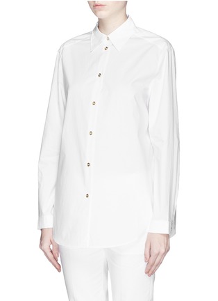 Front View - Click To Enlarge - ACNE STUDIOS - 'Clio' tech poplin shirt