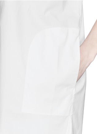 Detail View - Click To Enlarge - ACNE STUDIOS - 'Lash' tech poplin shirt dress