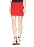 Front View - Click To Enlarge - ACNE STUDIOS - 'Prato' stretch wool mini skirt