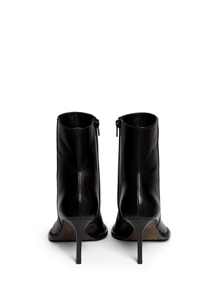 Back View - Click To Enlarge - ANN DEMEULEMEESTER - 'Glove' leather boots