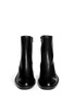 Figure View - Click To Enlarge - ANN DEMEULEMEESTER - Curve block heel leather boots
