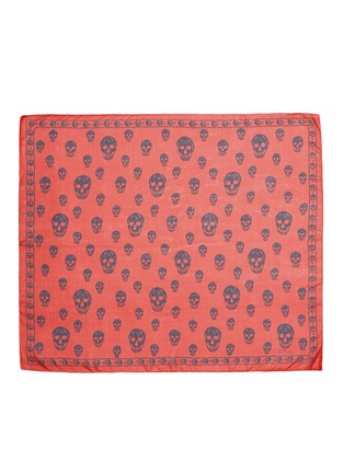 Main View - Click To Enlarge - ALEXANDER MCQUEEN - Classic skull silk scarf