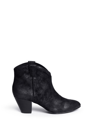 Main View - Click To Enlarge - ASH - 'Jalouse' brushed suede ankle boot