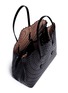 Detail View - Click To Enlarge - ALAÏA - Open top perforated leather tote
