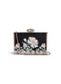Main View - Click To Enlarge - JUDITH LEIBER - 'Tall Slender Rectangle' floral crystal pavé minaudière
