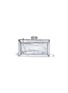 Main View - Click To Enlarge - JUDITH LEIBER - 'Cayman Coffered Rectangle' metallic crocodile leather box clutch