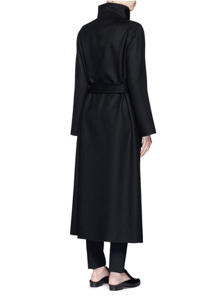 Back View - Click To Enlarge - THE ROW - 'Karmen' virgin wool blend wrap front coat