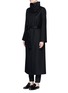 Front View - Click To Enlarge - THE ROW - 'Karmen' virgin wool blend wrap front coat