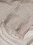 Detail View - Click To Enlarge - KASHMIRLOOM - Metallic trim cashmere scarf