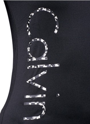 Detail View - Click To Enlarge - CALVIN KLEIN PERFORMANCE - Logo print performance T-shirt