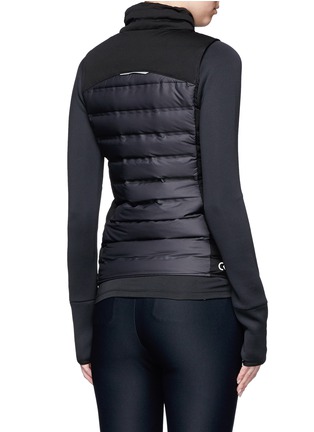 Back View - Click To Enlarge - CALVIN KLEIN PERFORMANCE - Two-in-one quilted down vest with jacket
