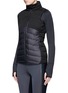 Front View - Click To Enlarge - CALVIN KLEIN PERFORMANCE - Two-in-one quilted down vest with jacket