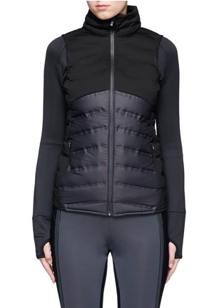 Main View - Click To Enlarge - CALVIN KLEIN PERFORMANCE - Two-in-one quilted down vest with jacket