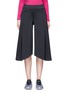 Main View - Click To Enlarge - CALVIN KLEIN PERFORMANCE - Uneven hem bonded jersey performance culottes