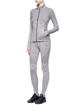 Figure View - Click To Enlarge - CALVIN KLEIN PERFORMANCE - Fleece lined stirrup performance leggings