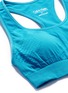Detail View - Click To Enlarge - CALVIN KLEIN PERFORMANCE - Removable cup seamless sports bra