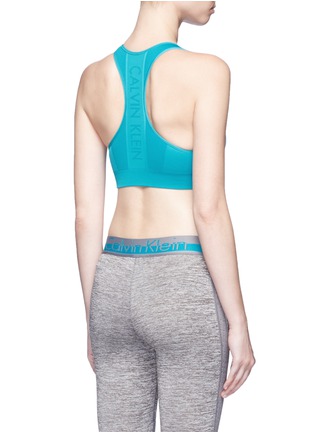 Back View - Click To Enlarge - CALVIN KLEIN PERFORMANCE - Removable cup seamless sports bra