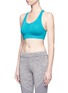 Front View - Click To Enlarge - CALVIN KLEIN PERFORMANCE - Removable cup seamless sports bra