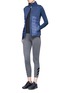 Figure View - Click To Enlarge - CALVIN KLEIN PERFORMANCE - Two-in-one quilted down vest with jacket