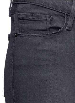 Detail View - Click To Enlarge - FRAME - 'Le Skinny de Jeanne' distressed jeans