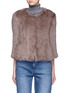 Main View - Click To Enlarge - 72348 - 'Lola' cropped sleeve rabbit fur jacket