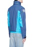 Back View - Click To Enlarge - ADIDAS BY PHARRELL WILLIAMS - Reflective logo embroidered windbreaker jacket