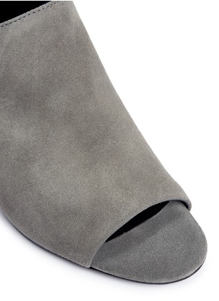 Detail View - Click To Enlarge - 3.1 PHILLIP LIM - 'Cube' suede mules