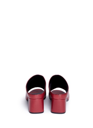 Back View - Click To Enlarge - 3.1 PHILLIP LIM - 'Cube' leather mules
