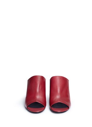 Front View - Click To Enlarge - 3.1 PHILLIP LIM - 'Cube' leather mules