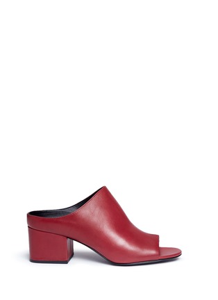 Main View - Click To Enlarge - 3.1 PHILLIP LIM - 'Cube' leather mules