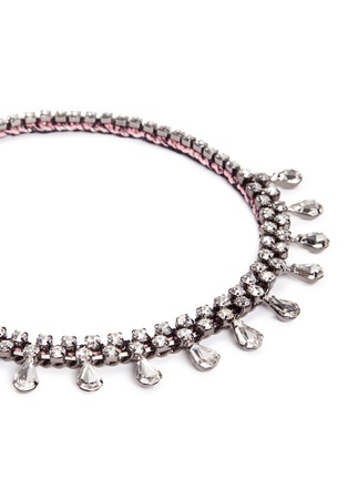Detail View - Click To Enlarge - VENESSA ARIZAGA - 'Eiko' rhinestone necklace