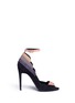 Main View - Click To Enlarge - PIERRE HARDY - 'Roxy' scalloped wing panel suede sandals